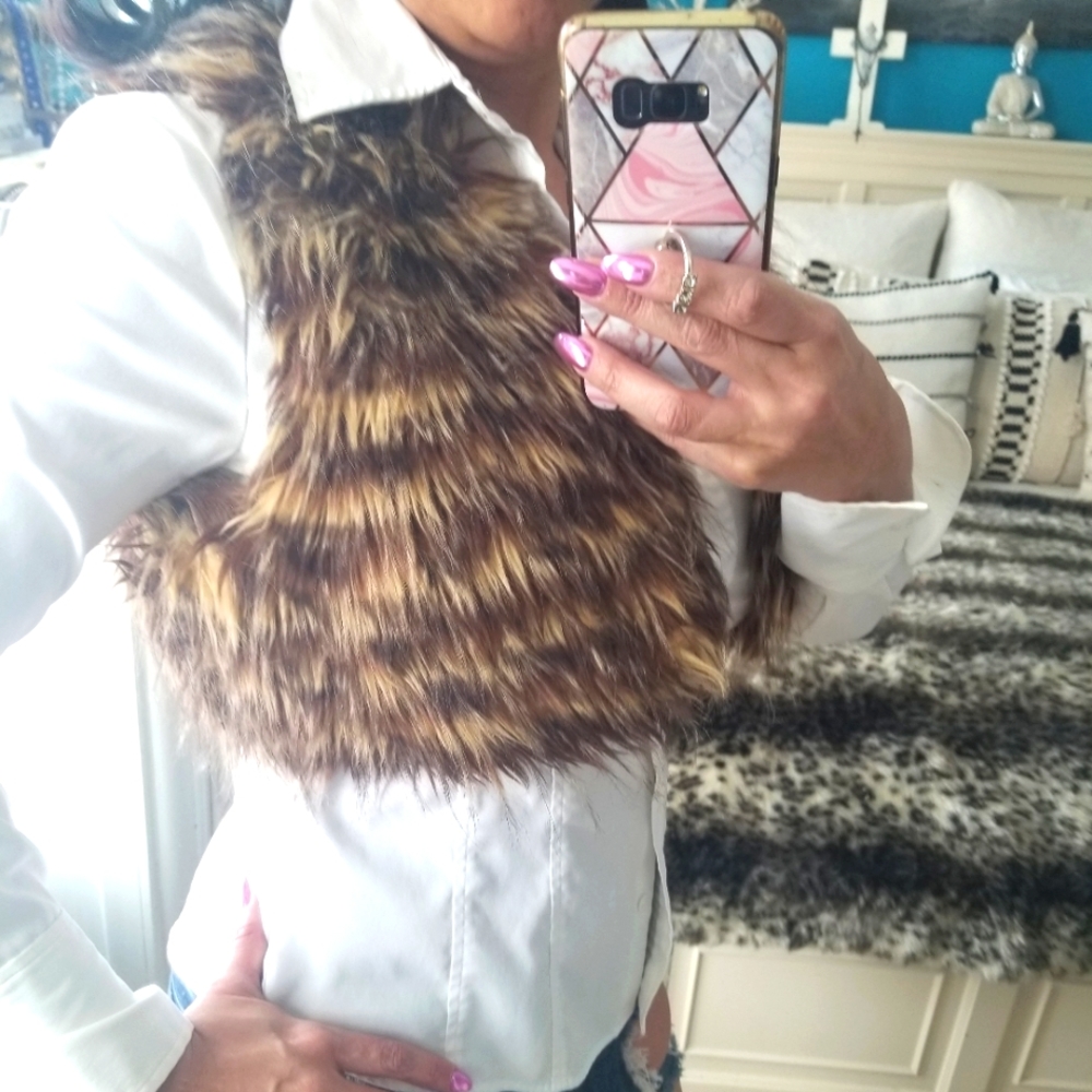 Forever 21 faux vest